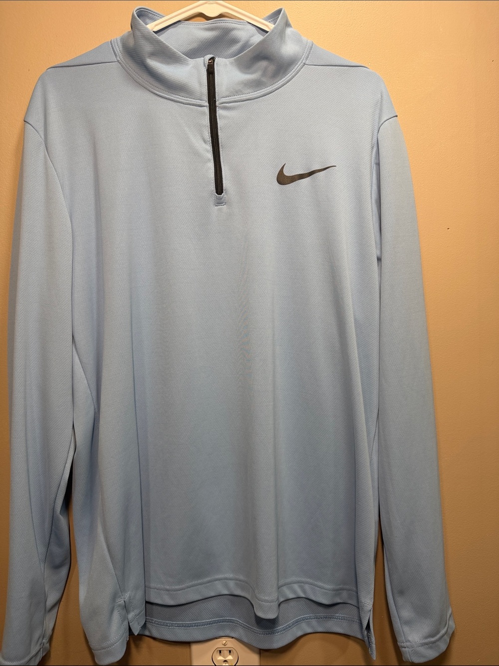Nike Light Blue Half-Zip Athletic Pullover